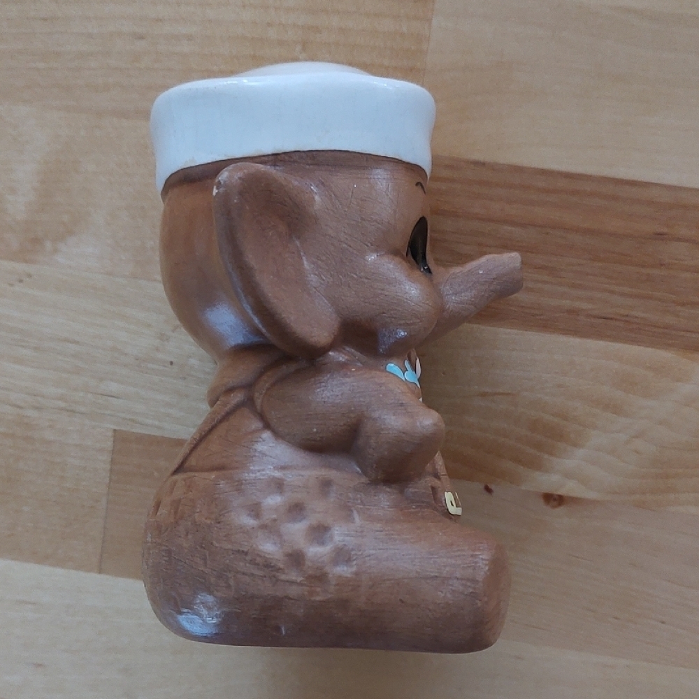 Vintage Twin Winton Elephant Sailor Pepper Shaker Circa 1960. - Picture 3 of 8